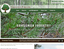 Tablet Screenshot of grossmanforestry.com